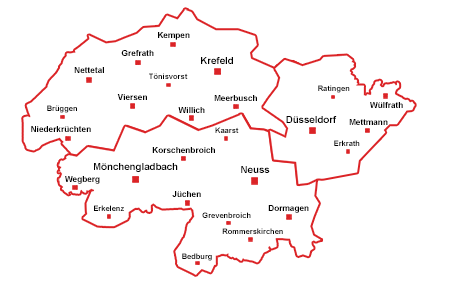 Verbreitungsgebiet Panorama Anzeigenblatt GmbH